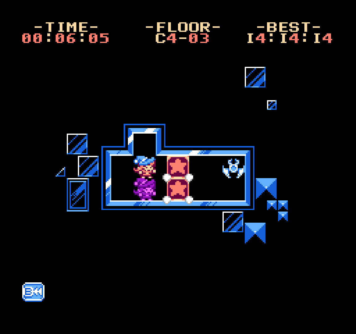 The Witch solving a puzzle with her magical clone